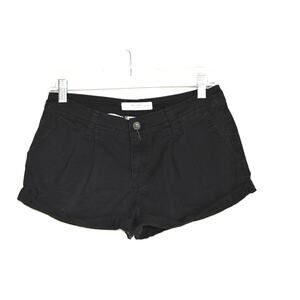 Abercrombie & Fitch Black Khaki Shorts Size 0/25
